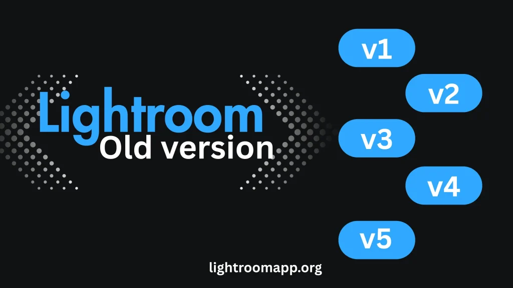 lightroom old version
